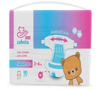 Подгузники Zabota Kids Newborn 2 (3-6 кг) 90 шт