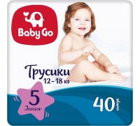  Трусики Baby Go 5 (12-18 кг) 40 шт