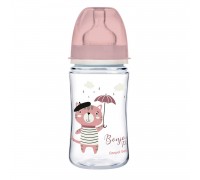 Детская бутылочка  Canpol Babies от 3 месяцев  240 мл розовый