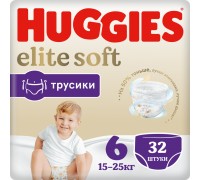 Huggies Elite Soft трусики 6 (16-22 кг) 32 шт.