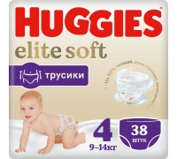 Huggies Elite Soft трусики 4 (9-14 кг) 38 шт.