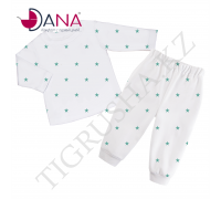 Комплект одежды DANA (кофта, штаны) бел/мятн