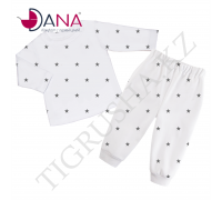 Комплект одежды DANA (кофта, штаны) бел/серый