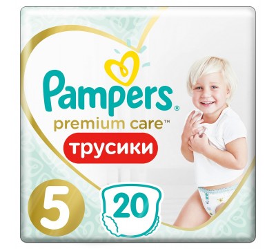 Подгузники-трусики Pampers Premium Care Pants 12-17кг 20 шт