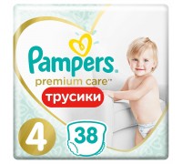 Подгузники-трусики Pampers Premium Care Pants 4 9-15кг 38шт
