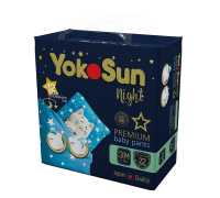 Ночные подгузники-трусики YokoSun Premium M 6-10 кг 22 шт Ночные подгузники-трусики YokoSun Premium M 6-10 кг 22 шт