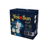 Ночные подгузники-трусики YokoSun Premium XL 12-20 кг 18 шт Ночные подгузники-трусики YokoSun Premium XL 12-20 кг 18 шт