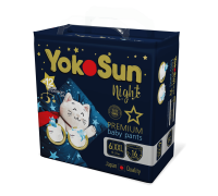 Ночные подгузники-трусики YokoSun Premium XXL 15-23 кг 16 шт Ночные подгузники-трусики YokoSun Premium XXL 15-23 кг 16 шт