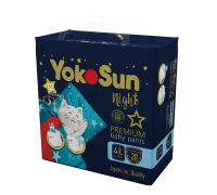 Ночные подгузники-трусики YokoSun Premium L 9-14кг 20шт Ночные подгузники-трусики YokoSun Premium L 9-14кг 20шт