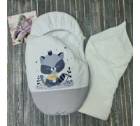 Конверт кокон 2в1 с одеялком для новорожденных  0+