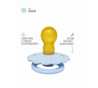 Пустышка ALGO 6+ МЕС латексная круглая цвет микс