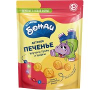 «Бегемотик Бонди», детское печенье «Изучаем буквы и цифры», 80 г