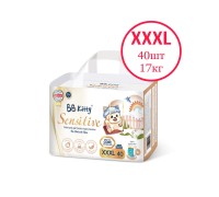 Трусики BB KITTY Sensitive XXXL (17+ кг) 40 шт. Трусики BB KITTY Sensitive XXXL (17+ кг) 40 шт.