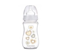 Детская бутылочка  Canpol Babies от 3 месяцев  240 мл белая