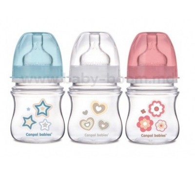 Детская бутылочка  Canpol Babies от 0 месяцев  120 мл беж