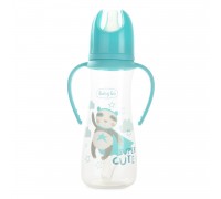 Бутылочка антиколиковая Baby с ручками 250мл Blue (2 соски в комплекте)