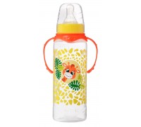 Бутылочка для кормления «Жирафик Лило» детская классическая, с ручками, 250 мл, от 0 мес
