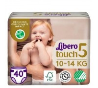 Подгузники Libero Touch 5 10-14кг 40 шт