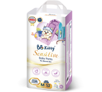 Подгузники-трусики BB Kitty SENSETIVE M, 52 шт Подгузники-трусики BB Kitty SENSETIVE M, 52 шт