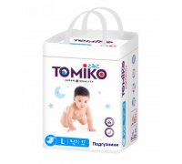TomiKo Premium Подгузники 4/L (9-13 кг) 17 шт