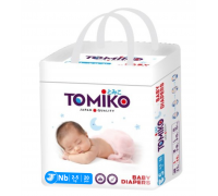 Подгузники TomiKo  Premium 1/Nb 2 до 5кг 20 шт