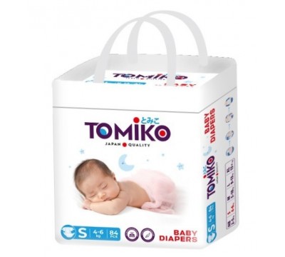 TomiKo Premium Подгузники 2/S (до 6 кг) 84 шт