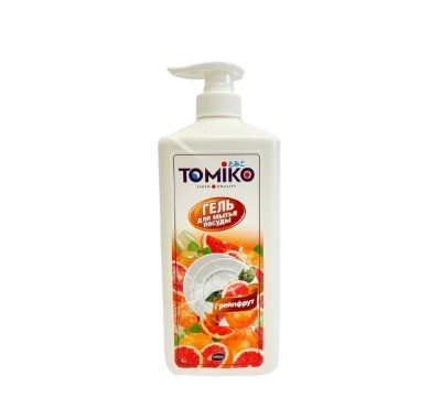 Гель для мытья посуды Tomiko,  грейпфрут, 1л.