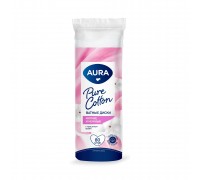 Ватные диски Aura Pure Cotton 80 шт