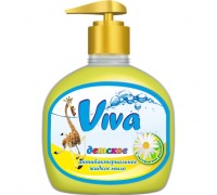  Детское антибактериальное жидкое мыло Viva с экстрактом ромашки 330 мл 