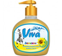  Детское антибактериальное жидкое мыло Viva с экстрактом череды 330 мл 