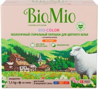Стиральный порошок BioMio BIO-COLOR с экстрактом хлопка КОНЦЕНТРАТ 1,5 кг гипоаллергенно