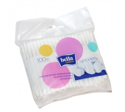 Ватные палочки Bella Cotton (100 шт.) пэп. пок