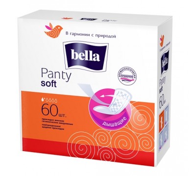 Прокладки ежедневные bella Panty soft, 60 шт.