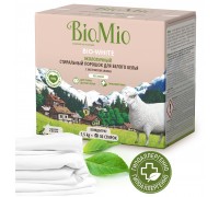 Стиральный порошок BioMio White с экстрактом хлопка КОНЦЕНТРАТ 1,5 кг гипоаллергенно
