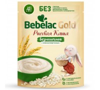 Каша Bebelac Gold безмолочная Рисовая с 4 мес 180 гр