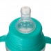 Бутылочка для кормления «Дино» детская приталенная, с ручками, 250 мл, от 0 мес., цвет синий