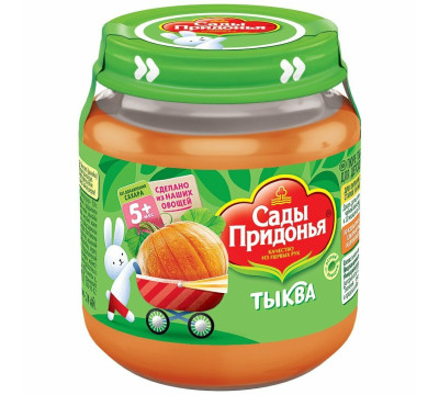 Пюре Сады Придонья тыквенное (стекло)120г