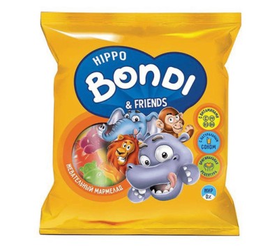 Мармелад Hippo Bondy  с витаминами 70 гр