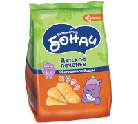 Печенье Бегемотик Бонди "Обогащенное йодом", с витаминами, растворимое, 180 г 5 мес +