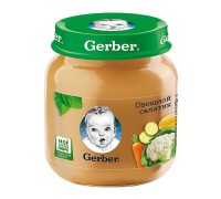 Пюре Gerber  овощной салатик 130 гр с 5 месяцев