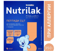 Смесь молочная Nutrilak Premium Пептиди СЦТ, для детей с аллергией 350 гр с рождения