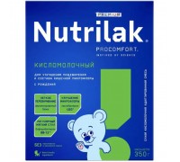 Молочная смесь Nutrilak Premium кисломолочная 350 г. с рождения