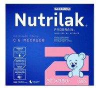 Молочная смесь Nutrilak Premium 2 с 6 месяцев  1050 гр