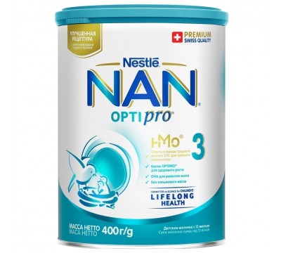 Детское молочко NAN 3 (с 12 мес.) 800 гр