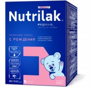 Молочная смесь Nutrilak Premium 1 с рождения 600 гр