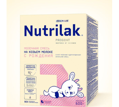 Nutrilak Premium на козьем молоке Progoat 600 г с рождения Nutrilak Premium на козьем молоке Progoat 600 г с рождения
