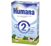 Молочная Смесь Humana с пребиотиками, с 6 до 12 мес 300 гр