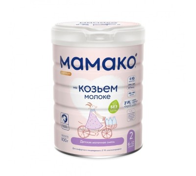Смесь на козьем молоке Мамако 2 Premium 400 гр с 6 мес