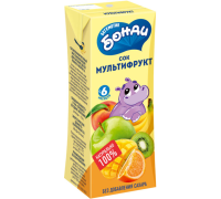 Сок Бонди Мультифрукт 200 мл 