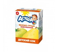 Сок Агуша яблоко-груша (с 4 мес.) 0,2 л
